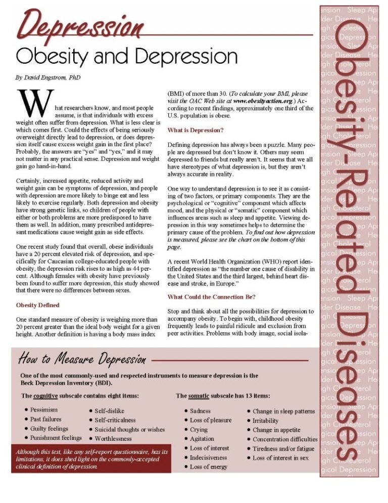 Obesity and Depression_ Is There a Connection_